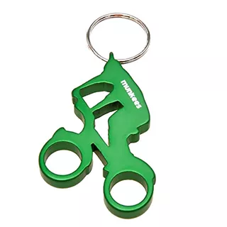 Bottle Opener Munkees Biker - Green