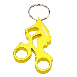 Bottle Opener Munkees Biker - Yellow