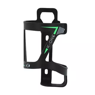 Side Water Bottle Cage ROTO Slide K-One Plastic - Black/Red Logo - Black/Green Logo