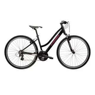 Dámské crossové kolo Kross Evado 2.0 28" Gen 007 - černá / růžová / lesk