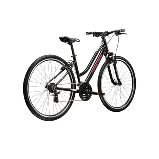Dámské crossové kolo Kross Evado 2.0 28" Gen 007 - černá / růžová / lesk