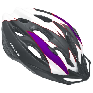 Bicycle Helmet Kellys Blaze - Black-Grey - White-Purple