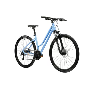 Dámské crossové kolo Kross Evado 3.0 28" Gen 007 - modrá / bílá / lesk