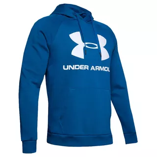 Pánská mikina Under Armour Rival Fleece SportStyle Logo Hoodie - Teal Vibe