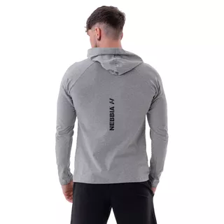 Men’s Long-Sleeve Hooded T-Shirt Nebbia 330