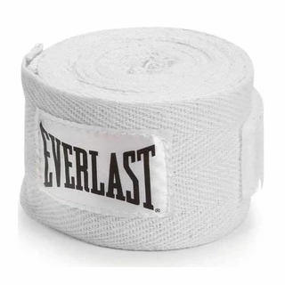 Boxerské bandáže Everlast Handwraps 300 cm - bílá