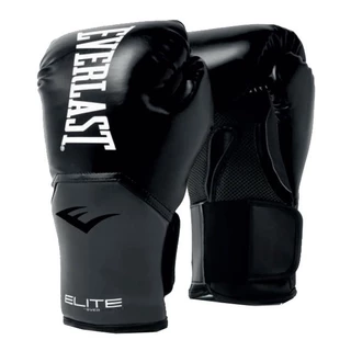 Boxkesztyű Everlast Elite Training Gloves v3 - fekete