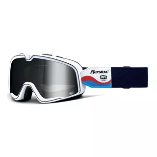 Motocross Goggles 100% Barstow Lucien, stříbrné plexi