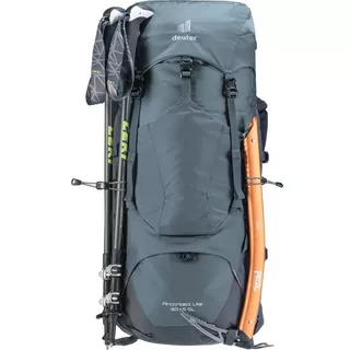 Túra hátizsák Deuter Aircontact Lite 32 + 5 - grafit-fekete