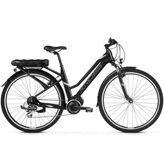 Dámsky trekingový elektrobicykel Kross Trans Hybrid 2.0 28" - model 2020 - čierna/strieborná