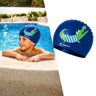 Dětská plavecká čepice inSPORTline Swimino - krokodýl