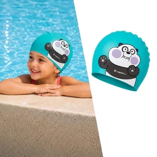Dětská plavecká čepice inSPORTline Swimino - panda