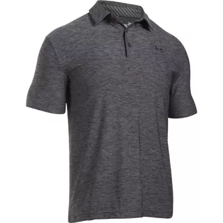 Pánske tričko Under Armour Playoff Polo - XS - Carbon Heather / Asphalt Heather / Black