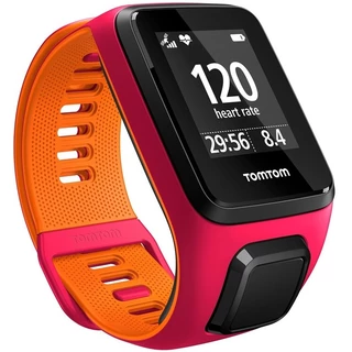 GPS Watch TomTom Runner 3 Cardio - Black-Green - Pink-Orange