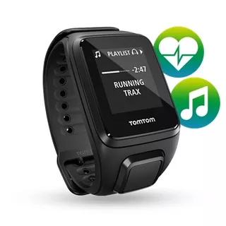 GPS hodinky TomTom Spark Fitness Cardio + Music + sluchátka