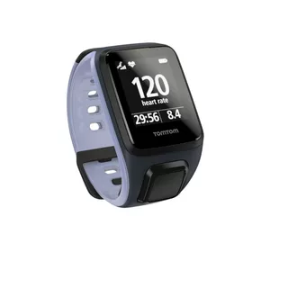 Športtester s GPS TomTom Runner 2 Cardio - potápačská modrá / červená