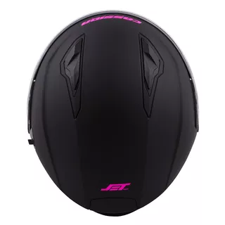 Cassida Jet Tech Schwarz Matt/Pink Logo 2023 Motorradhelm