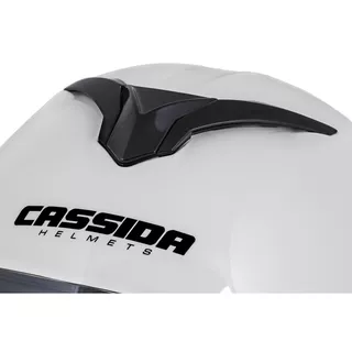 Motorcycle Helmet Cassida Compress 2.0 Refraction White/Black/Fluo Yellow P/J