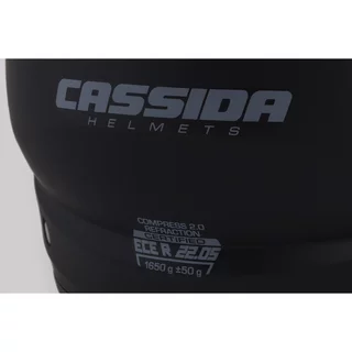 Motoros bukósisak Cassida Compress 2.0 matt fekete P/J