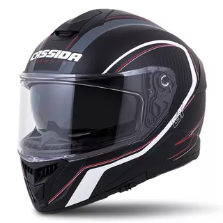 Přilba moto Cassida Integral GT 2.0 Reptyl černá/bílá/červená