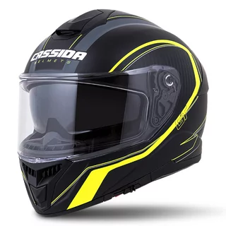 Motorkářská helma Cassida Integral GT 2.0 Reptyl černá/žlutá fluo/bílá