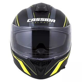 Motorcycle Helmet Cassida Integral GT 2.0 Reptyl Black/Fluo Yellow/White