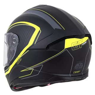 Motorcycle Helmet Cassida Integral GT 2.0 Reptyl Black/Fluo Yellow/White