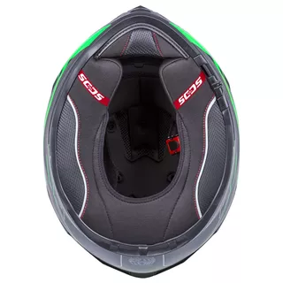 Moto prilba Cassida Integral GT 2.0 Reptyl čierno-zeleno-biela