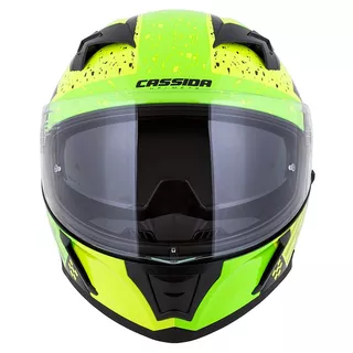 Motorcycle Helmet Cassida Integral 3.0 DRFT Pearl Yellow/Green/Black