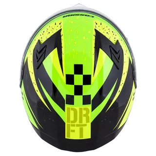 Motorcycle Helmet Cassida Integral 3.0 DRFT Pearl Yellow/Green/Black