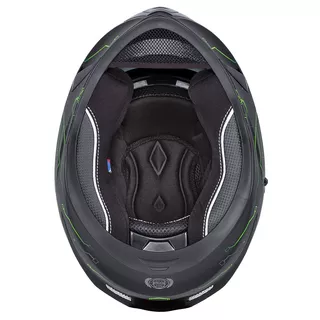 Motorcycle Helmet Cassida Integral 3.0 Hack Vision Matte Black/Green