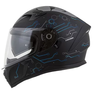Motorcycle Helmet Cassida Integral 3.0 Hack Vision Matte Black/Blue