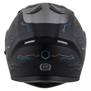 Motorcycle Helmet Cassida Integral 3.0 Hack Vision Matte Black/Blue