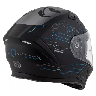 Motorcycle Helmet Cassida Integral 3.0 Hack Vision Matte Black/Blue