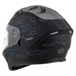 Motorcycle Helmet Cassida Integral 3.0 Hack Vision Matte Black/Blue