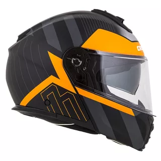 Motorcycle Helmet Cassida Modulo 2.0 Profile Matte Black/Gray/Orange P/J