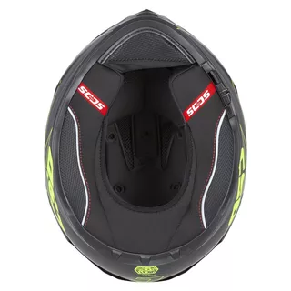 Motorcycle Helmet Cassida Integral GT 2.1 Flash Matte Black/Fluo Yellow/Dark Gray