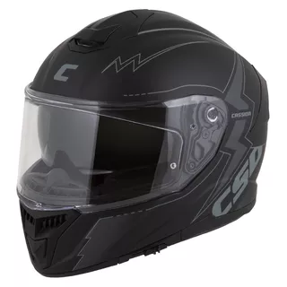 Motorradhelm Cassida Integral GT 2.1 Flash schwarz matt/dunkelgrau