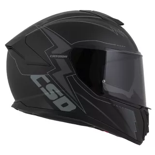 Motorradhelm Cassida Integral GT 2.1 Flash schwarz matt/dunkelgrau