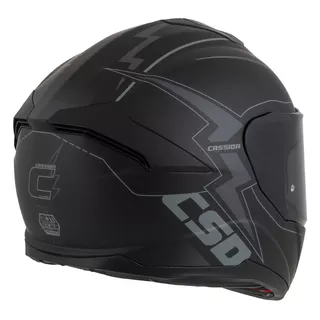 Motorcycle Helmet Cassida Integral GT 2.1 Flash Matte Black/Dark Gray