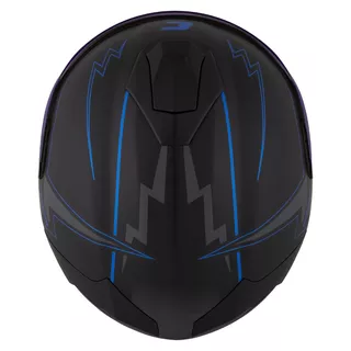 Motorradhelm Cassida Integral GT 2.1 Flash schwarz matt/metallic blau/dunkelgrau