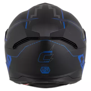 Motorradhelm Cassida Integral GT 2.1 Flash schwarz matt/metallic blau/dunkelgrau