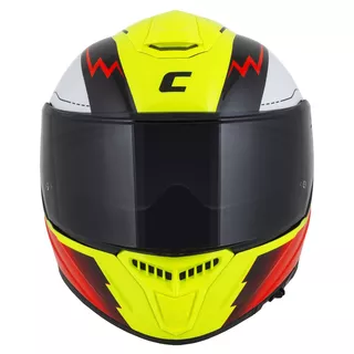 Motorcycle Helmet Cassida Integral GT 2.1 Flash Fluo Yellow/Fluo Red/Black/White