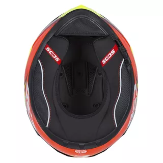 Moto přilba Cassida Integral GT 2.1 Flash žlutá fluo/červená fluo/černá/bílá