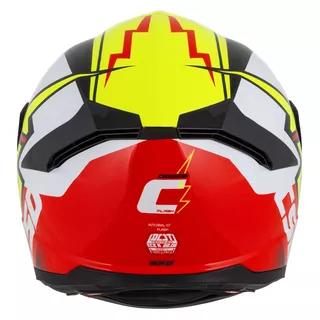 Motorradhelm Cassida Integral GT 2.1 Flash gelb fluo/rot fluo/schwarz/weiss