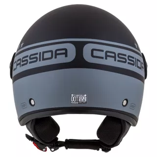 Motorcycle Helmet Cassida Handy Plus Chief Matte Gray/Black