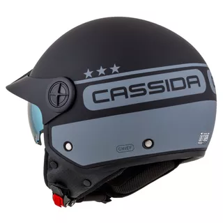 Motorradhelm Cassida Handy Plus Chief grau matt/schwarz