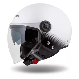 Cassida Handy Plus Motorradhelm weiß/schwarz