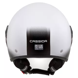 Cassida Handy Plus Motorradhelm weiß/schwarz