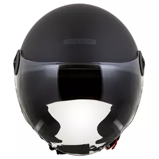 Motorradhelm Cassida Handy schwarz matt/grau